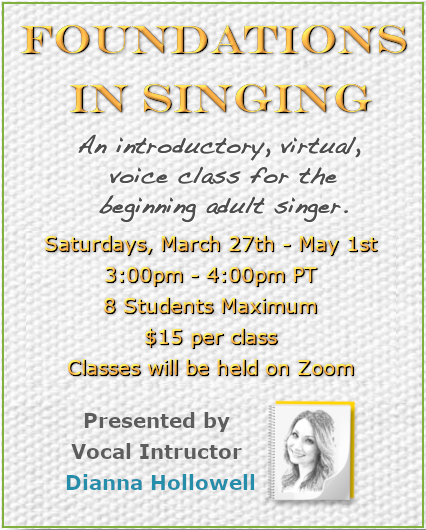 Adult Voice Class Flyer